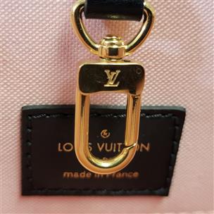 Louis Vuitton Onthego MM Monogram Black Pink Flower Limited Edition Flap Bag
